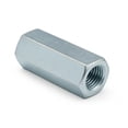 BDKWID-1/4-20 Hex Coupling Nut, Pack of 12, Zinc-Plated Carbon Steel ...