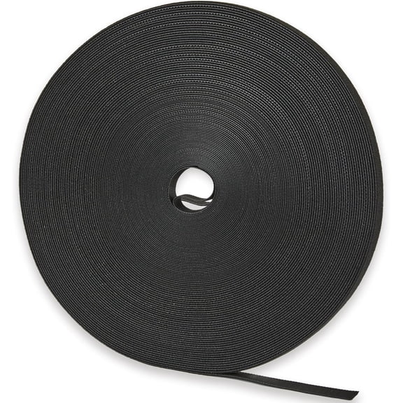 BDKWID-125 ft x 1/2 inch Hook and Loop Roll, Reusable Fastening Cable Ties, Multi-purpose Cable Management Wire Ties Cable Straps for Organizing Home, Office and Data Centers