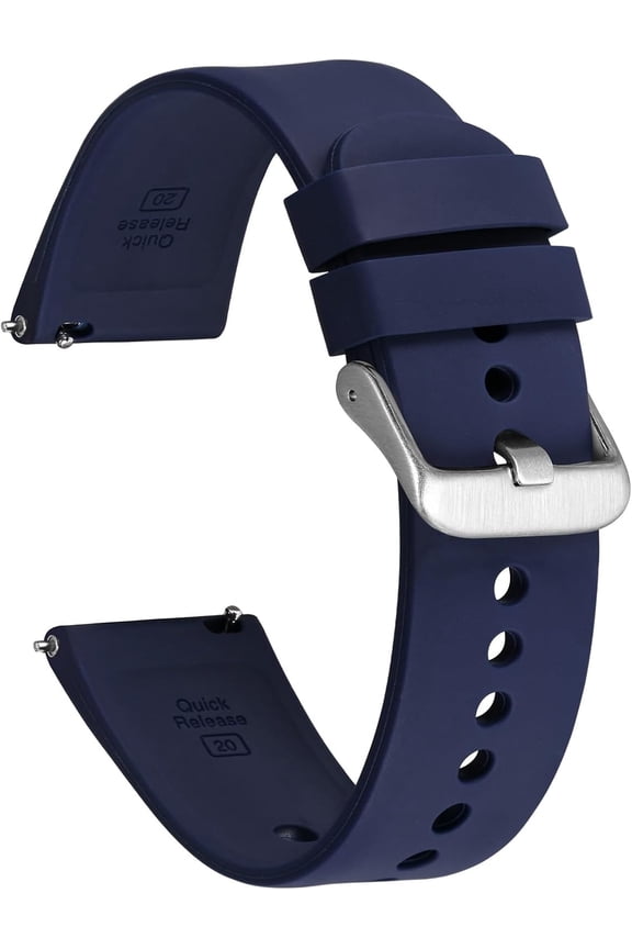 -18mm 19mm 20mm 21mm 22mm Silicone Watch Bands, Sporty Series Watch Straps with Quick Release