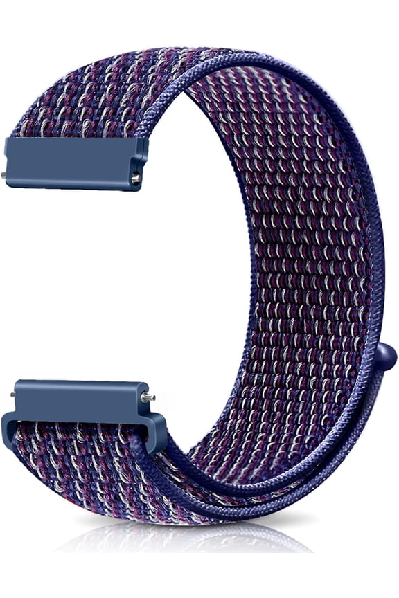 -19mm Nylon Sport Quick Release Watch Bands Compatible with GRV FC1/FC5/Willful/YAMAY/Letsfit/LETSCOM/TEMINICE/LIFEBEE/Lintelek ID205 ID205L ID205G ID205S ID205U/Blackview Band for Women Men