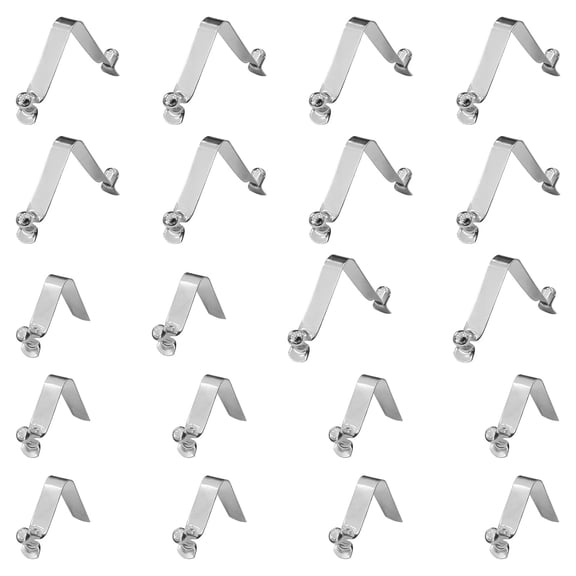 BDKWID-20 Pcs 8 x 10mm Kayak Paddle Snaps Double-Ball and Single Ball Push Button Spring Clips Tent Pole Clips for Kayak Paddle Camping Tent Pole