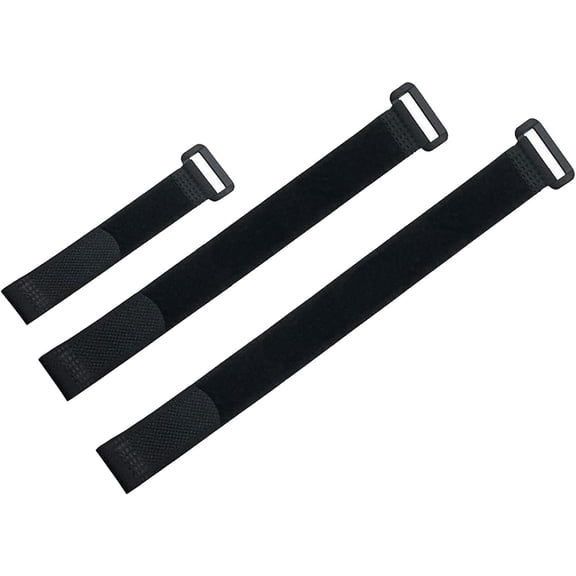 BDKWID-20PCS 1 Inch Wide Black Fastening Cable Ties 8/12/18 Inch Kit Adjustable Multipurpose Hook and Loop Rope Tie Storage Yoga Model Cargo Drone Sticky Tape Strap for Hose and Sports Equipment