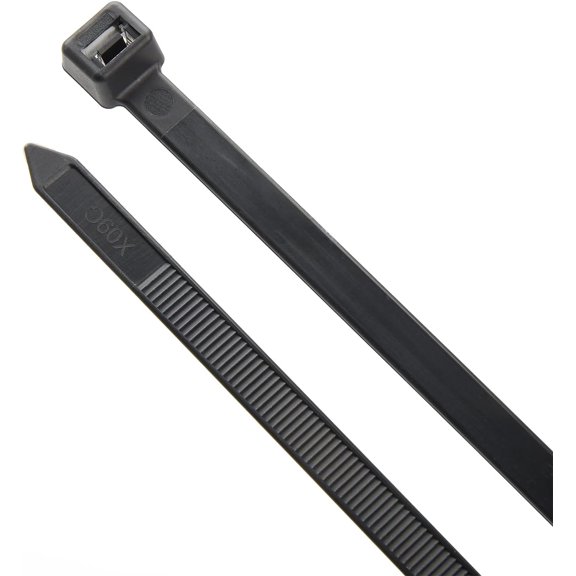 BDKWID-24-in, 25-Pack 175-lb, Black, Standard Nylon Cable Tie