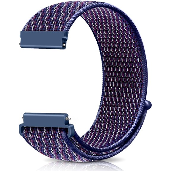 BDKWID-24mm Nylon Sport Quick Release Watch Band Compatible with Garmin Venu X1/TicWatch Altas/TicWatch Pro 5/Pro 5 Enduro/COROS Nomad/iTouch AIR 4 41mm 46mm/AIR 3 44mm/Suunto 9/9 Baro/9 Titanium