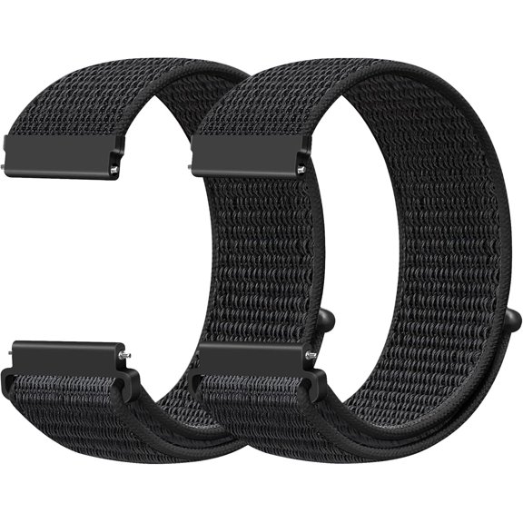 BDKWID-24mm Nylon Sport Quick Release Watch Band Compatible with Garmin Venu X1/TicWatch Altas/TicWatch Pro 5/Pro 5 Enduro/COROS Nomad/iTouch AIR 4 41mm 46mm/AIR 3 44mm/Suunto 9/9 Baro/9 Titanium