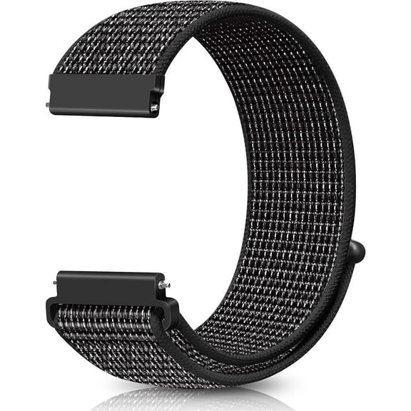 BDKWID-24mm Nylon Sport Quick Release Watch Band Compatible with Garmin Venu X1/TicWatch Altas/TicWatch Pro 5/Pro 5 Enduro/COROS Nomad/iTouch AIR 4 41mm 46mm/AIR 3 44mm/Suunto 9/9 Baro/9 Titanium