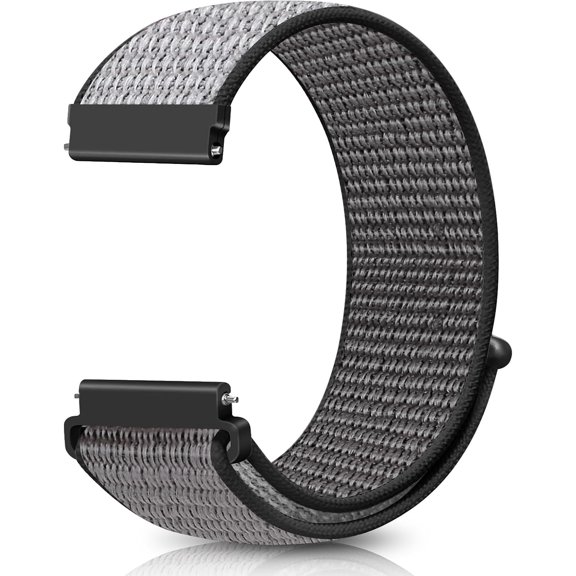 BDKWID-24mm Nylon Sport Quick Release Watch Band Compatible with Garmin Venu X1/TicWatch Altas/TicWatch Pro 5/Pro 5 Enduro/COROS Nomad/iTouch AIR 4 41mm 46mm/AIR 3 44mm/Suunto 9/9 Baro/9 Titanium