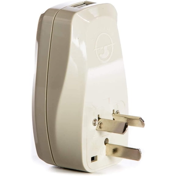 BDKWID-3 in 1 Australia Travel Adapter Plug with USB and Surge Protection - Grounded Type I - Australia, China & More