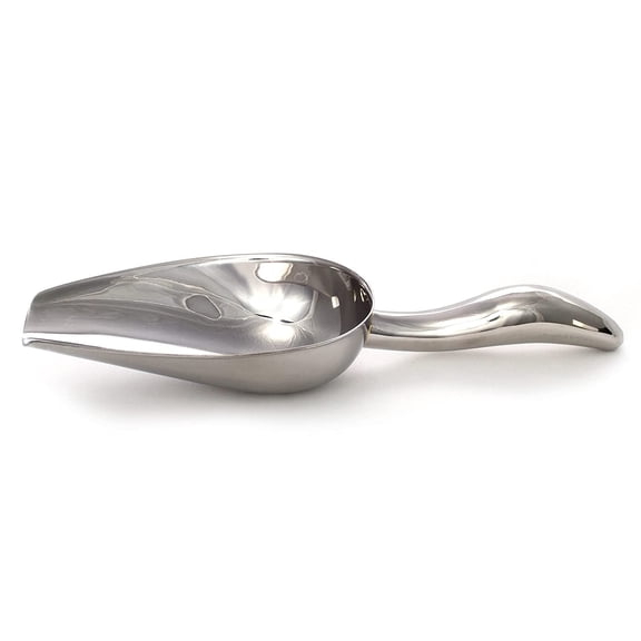 BDKWID-5 oz Stainless Steel Scoop, 8.25 L x 2.75 W | for Ice, Dog & Cat Food, Popcorn, Coffee, Candy, Sugar, Flour, Dry Goods, etc.