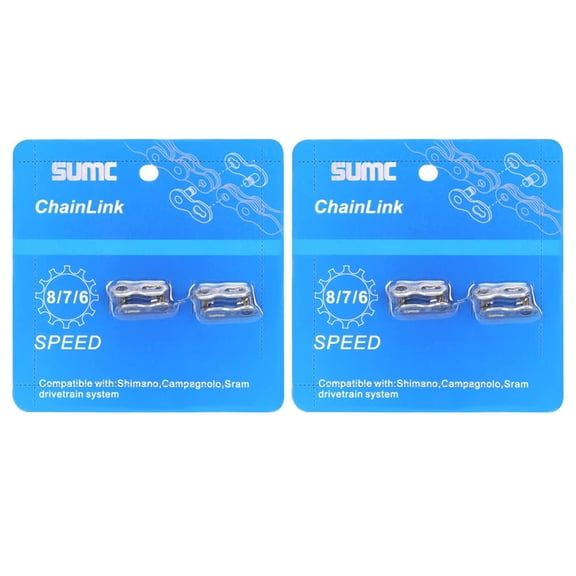 BDKWID-6/7/8/9/10/11/12 Speed Quick Link 4 Pairs Reusable Bicycle Chain Link