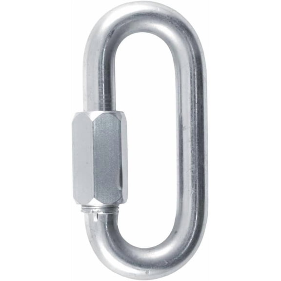 BDKWID-82932 Threaded Quick Link Trailer Safety Chain Hook Carabiner Clip, 1/2-Inch Diameter, 16,500 lbs Break Strength