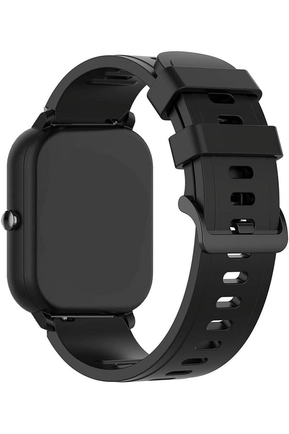 -Bands Compatible for Letsfit EW1 IW1 Soft Silicone Waterproof Bracelet Accessories Sports Watch Strap 22mm Quick Release Wristbands Replacement for Letsfit EW1 IW1(not IW1 Lite/ID205) Smartwat
