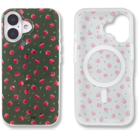 BDKWID-Case for iPhone 16 | Compatible with MagSafe | 10ft Drop Tested | Raspberry Delight