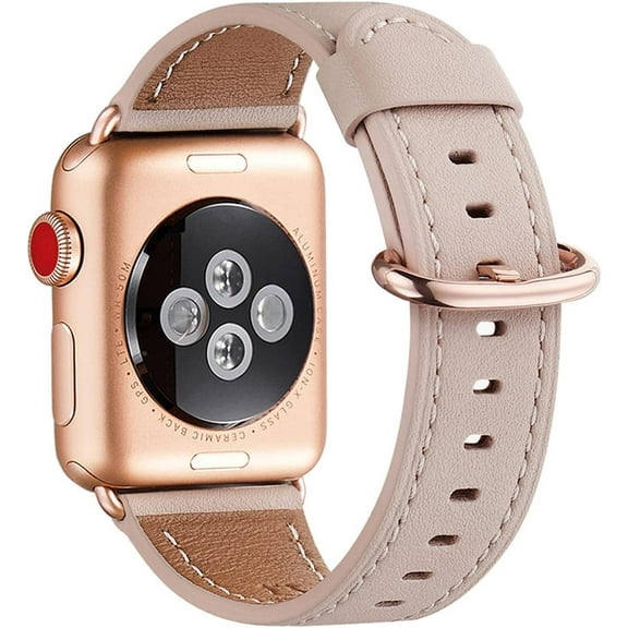 BDKWID-Compatible with Apple Watch Band 41mm 40mm 38mm 42mm(series 11 10) Women, Top Genuine Leather Band for iWatch SE 3 2 1 & Series 11 10 9 8 7 6 5 4 3 2 1