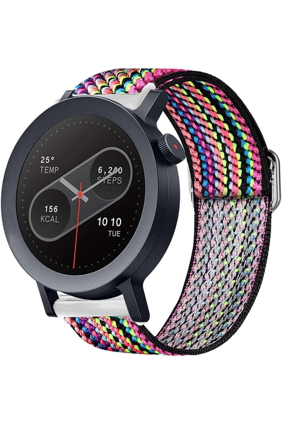 -Compatible with CMF Watch 3 Pro Band, 22mm Stretch Elastics Nylon Adjustable Replacement Strap Accessories for Men & Women Compatible for CMF Watch Pro 1, 2, 3 Pro Smartwatch