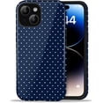 thumbnail image 1 of BDKWID-Compatible with iPhone 11 Case Cute Big Polka Dot Aesthetic Retro Design for Women Girls Fall Simple Chic Girly Pretty Dual Layer Hybrid Protection Elegant Case for iPhone 11-White, 1 of 4