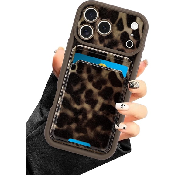 BDKWID-Compatible with iPhone 17 Pro Max Case, Stylish Brown Spider Web Design Slim Soft Gel Rubber TPU Material, Full Camera Protection, Shockproof Protective Phone Case for Women Girls Boys