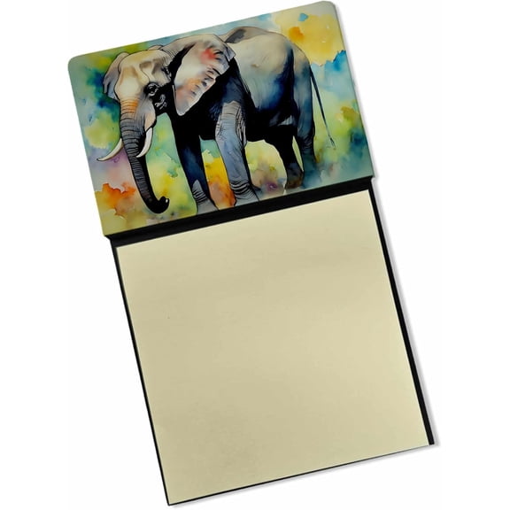 BDKWID-Elephant Sticky Note Holder Refillable Dispenser Self-Sticky Note Pads, Memo Pads Blank Desk Accessories