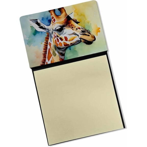 BDKWID-Giraffe Sticky Note Holder Refillable Dispenser Self-Sticky Note Pads, Memo Pads Blank Desk Accessories