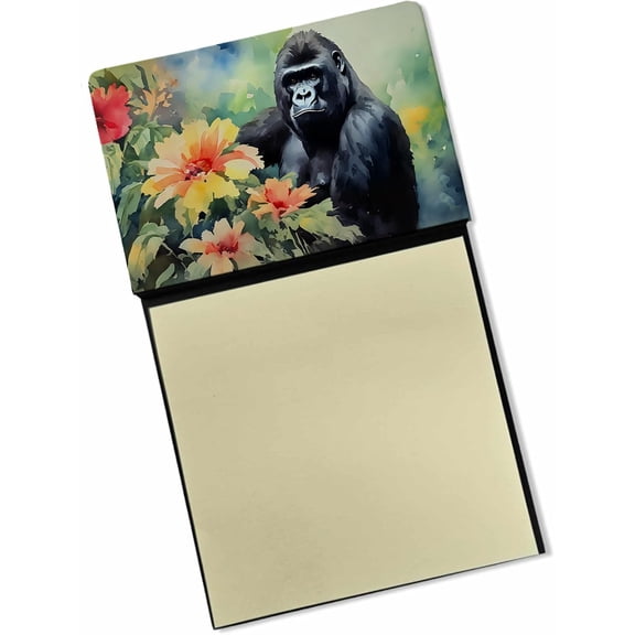 BDKWID-Gorilla Sticky Note Holder Refillable Dispenser Self-Sticky Note Pads, Memo Pads Blank Desk Accessories