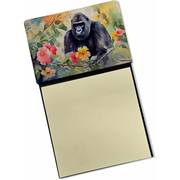 BDKWID-Gorilla Sticky Note Holder Refillable Dispenser Self-Sticky Note Pads, Memo Pads Blank Desk Accessories