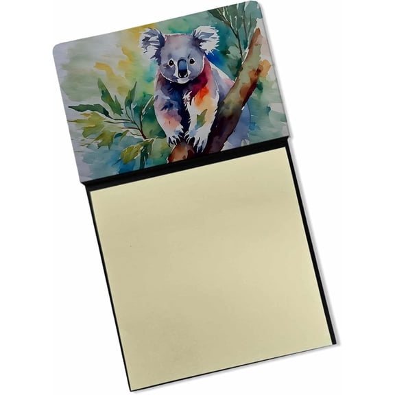 BDKWID-Koala Sticky Note Holder Refillable Dispenser Self-Sticky Note Pads, Memo Pads Blank Desk Accessories