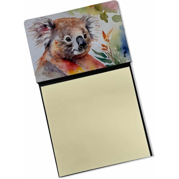 BDKWID-Koala Sticky Note Holder Refillable Dispenser Self-Sticky Note Pads, Memo Pads Blank Desk Accessories