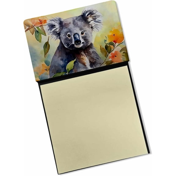 BDKWID-Koala Sticky Note Holder Refillable Dispenser Self-Sticky Note Pads, Memo Pads Blank Desk Accessories