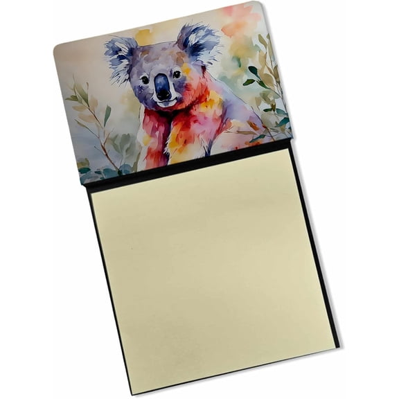 BDKWID-Koala Sticky Note Holder Refillable Dispenser Self-Sticky Note Pads, Memo Pads Blank Desk Accessories