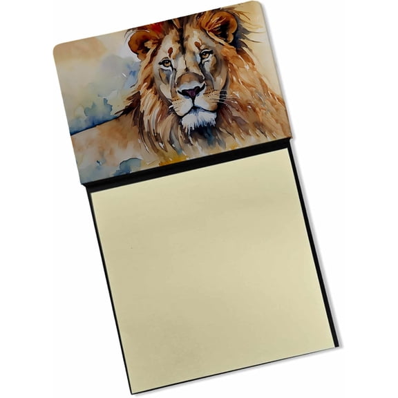BDKWID-Lion Sticky Note Holder Refillable Dispenser Self-Sticky Note Pads, Memo Pads Blank Desk Accessories