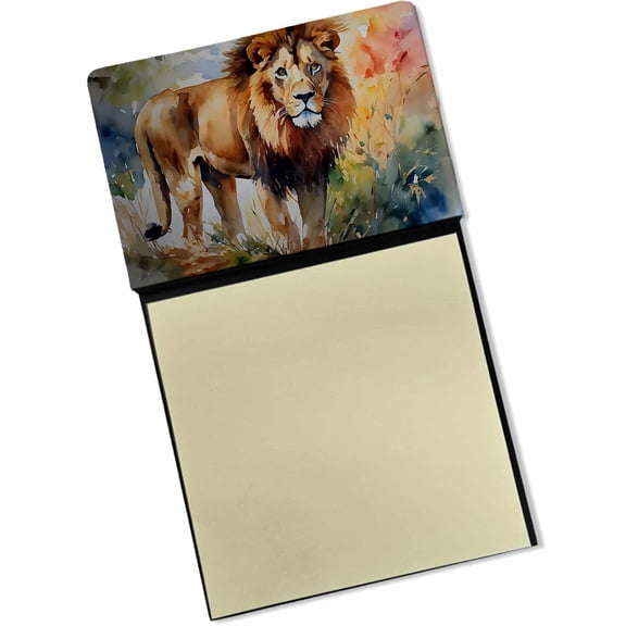 BDKWID-Lion Sticky Note Holder Refillable Dispenser Self-Sticky Note Pads, Memo Pads Blank Desk Accessories