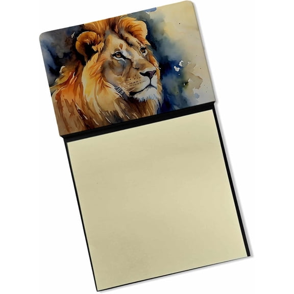 BDKWID-Lion Sticky Note Holder Refillable Dispenser Self-Sticky Note Pads, Memo Pads Blank Desk Accessories