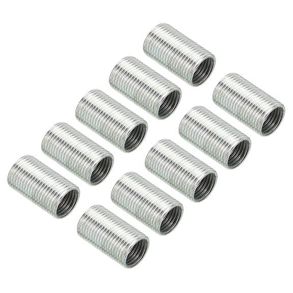 BDKWID-M12-1.0 to M10-1.0 Thread Adapters Sleeve Reducing Nut, 10 Pack 20mm Screw Conversion Nut Threaded Tube Coupler Connector Pipe Fitting