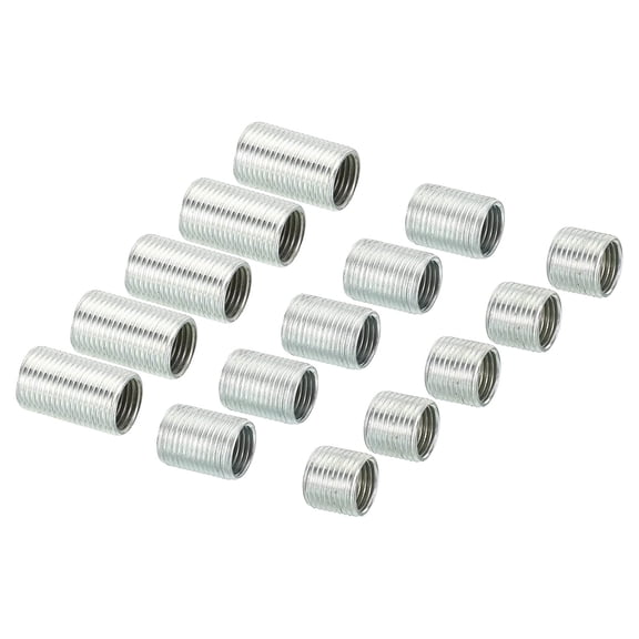 BDKWID-M12 to M10 Thread Adapters Sleeve Reducing Nut, 1 Set 10/15/20mm Screw Conversion Nut Threaded Tube Coupler Connector Pipe Fitting