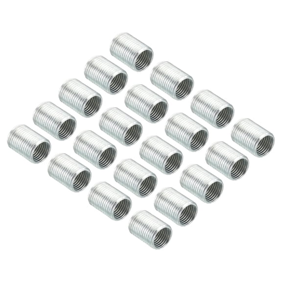 BDKWID-M12 to M10 Thread Adapters Sleeve Reducing Nut, 20 Pack 15mm Screw Conversion Nut Threaded Tube Coupler Connector Pipe Fitting