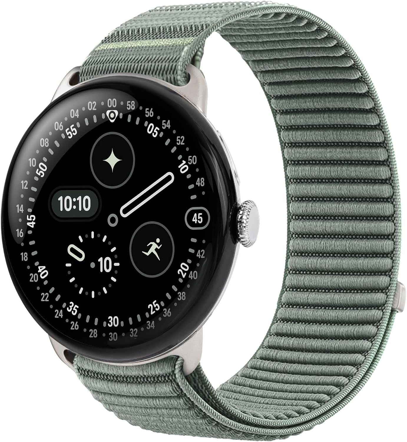 BDKWID-Nylon Loop Sport Bands Compatible with Google Pixel Watch 4/3/2 ...