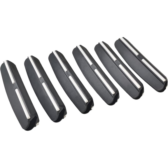 BDKWID-Professional Knife Fixed Sharpening Guide, 6 Packs black Knife Guide for Whetstone Honing Guide Tool, Used in Kitchen, Restaurant