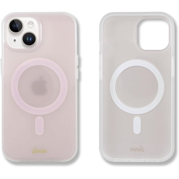 BDKWID-Protective Phone Case for iPhone 15, 14, 13 | Compatible with Magsafe | 10ft Drop Tested | Jelly Champagne