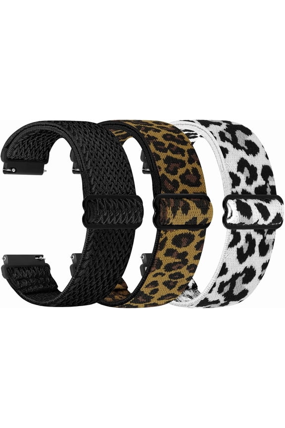 -Quick Release Watch Band - Choice of Width -18mm 19mm 20mm 22mm 24mm Watch Bands, Solo Loop Adjustable Elastic Nylon Watch Straps Replacement Wristband for Men Women