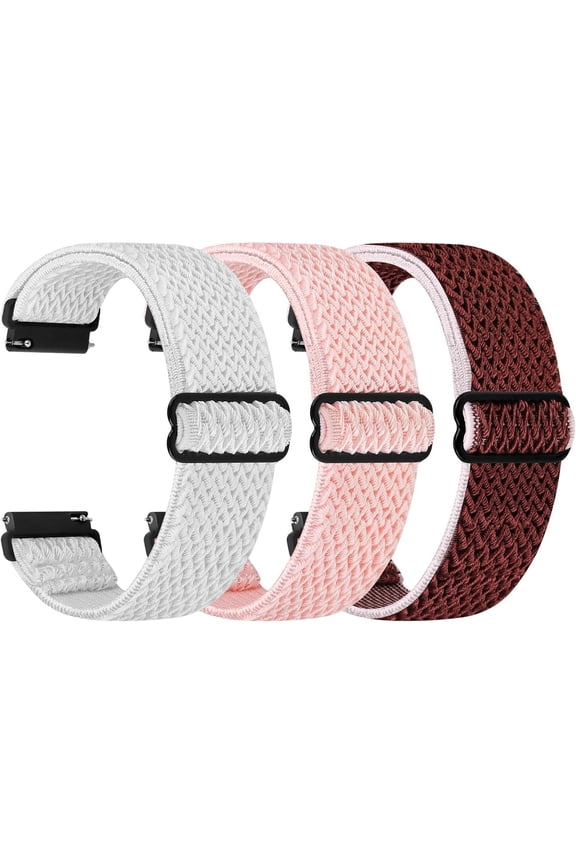 -Quick Release Watch Band - Choice of Width -18mm 19mm 20mm 22mm 24mm Watch Bands, Solo Loop Adjustable Elastic Nylon Watch Straps Replacement Wristband for Men Women