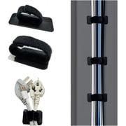 BDKWID-Under Desk Cable Management, Adjustable Hook and Loop Cord Ties, Reusable Wire Organizer, Low-Profile Cable Hider for Cord Management System 15