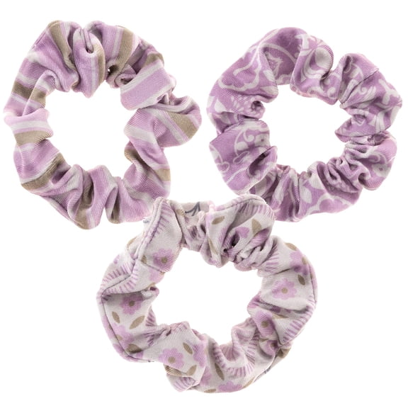 BDKWID-, VELVET SCRUNCHIE SET LAVENDER