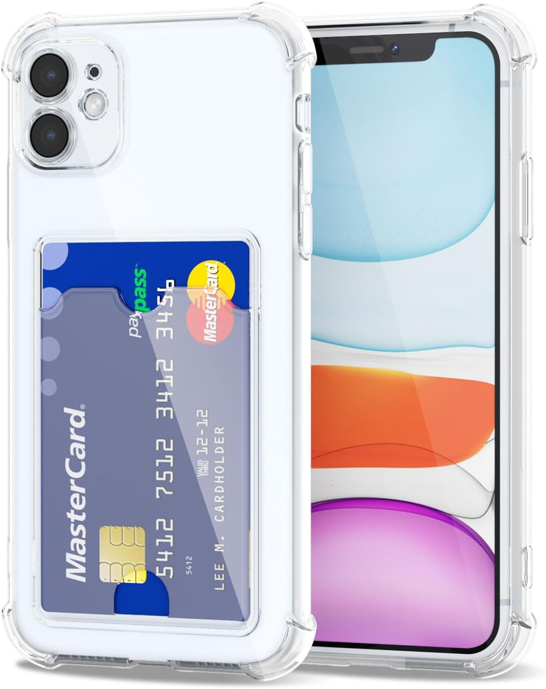 Iphone 11 Clear Case Card Holder