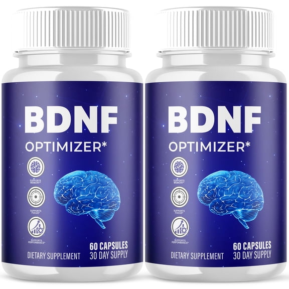 BDNF Optimizer Advanced Formula Brain Support Pills Maximum Strength Supplement 120 Capsules