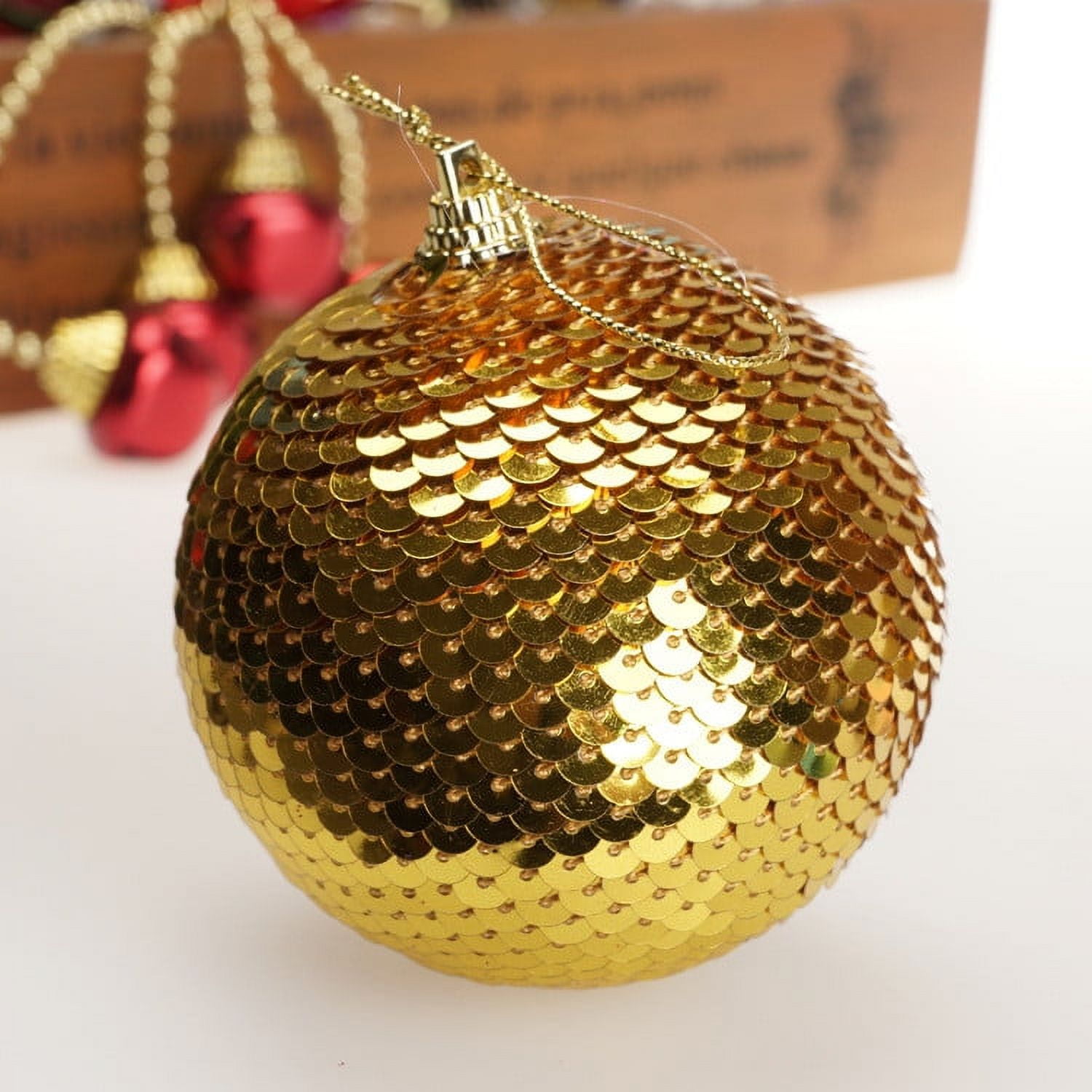 BDOCRH Plastic Christmas Balls 24 Pcs Of 4cm Electroplating Balls