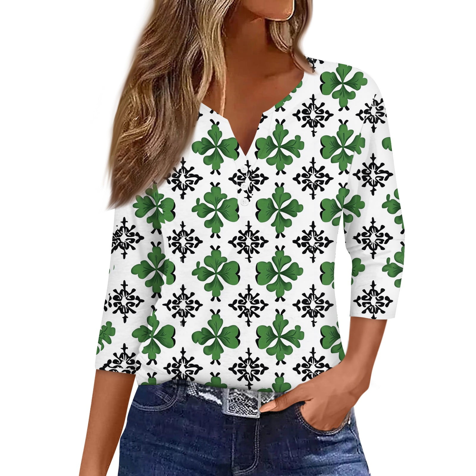 sexy green tops in plus size for st patricks day