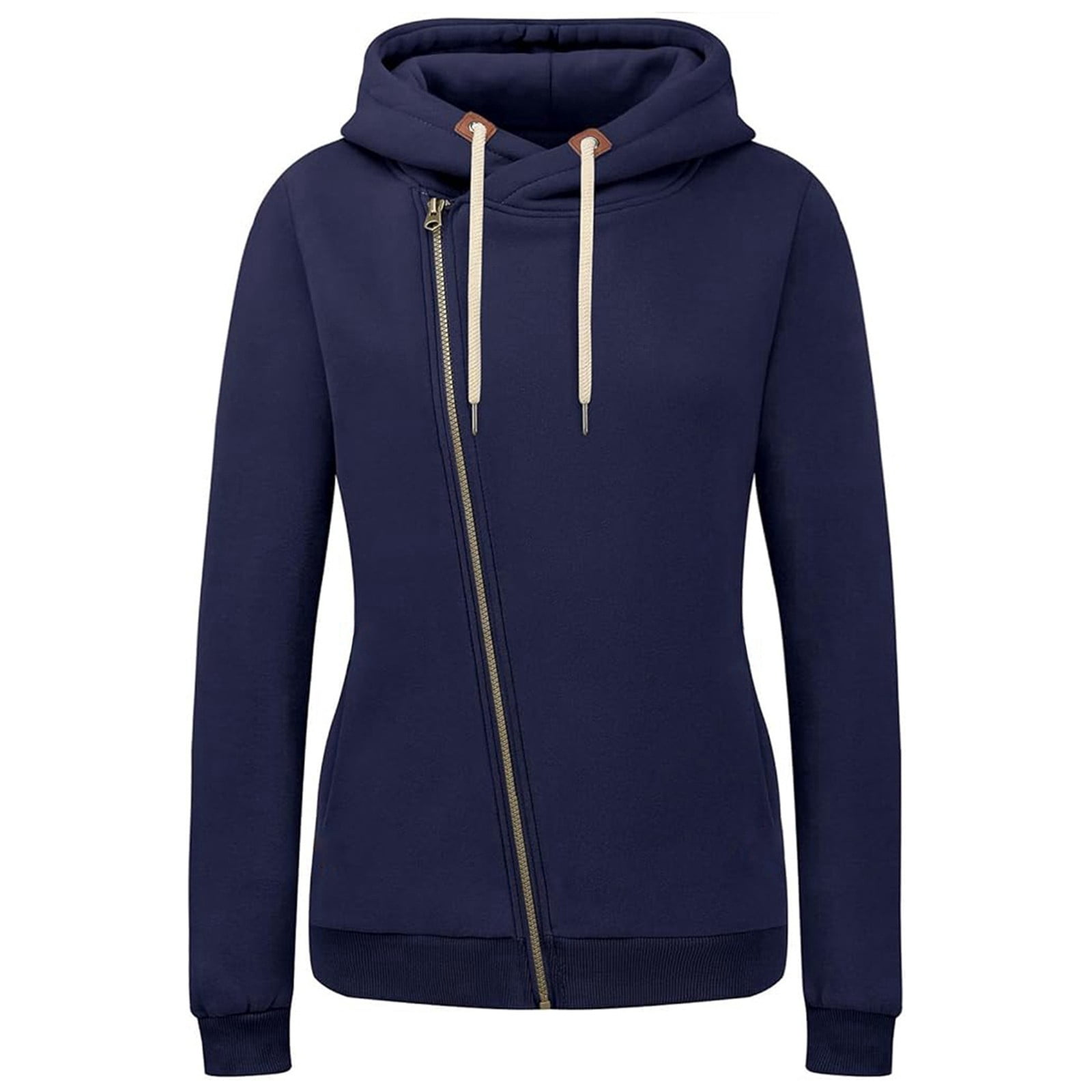 FrzhBrz Hoodies for Women Zip Up Sweatshirt Atheltic Long Sleeve ...