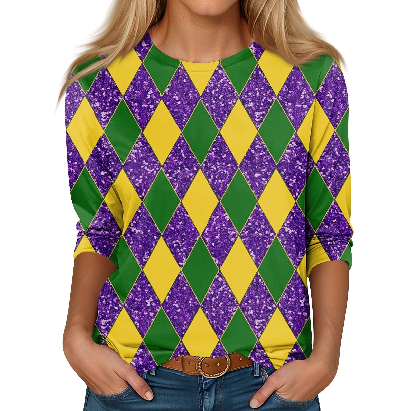 ladies mardi gras tops