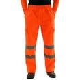 thumbnail image 1 of BDPORKAS Men's Reflective Lightweight Pants Hi Vis Cargo Safety Work Pants with Pockets, 1 of 3