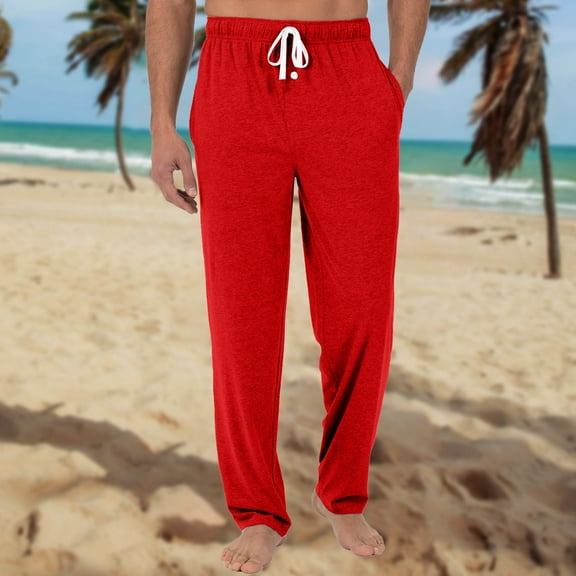 BDPORKAS Mens Pajama Pants Soft Cotton Lightweight Lounge Sleepwear Button Fly Drawstring Pajamas Pj Pants